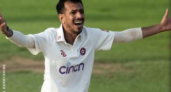 Shaw struggles, but Chahal shines in county match