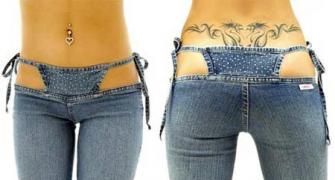 The latest 'in' thing: Bikini jeans!