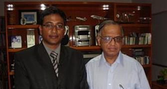 Taking meetings with Narayana Murthy 