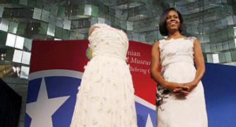 Michelle Obama wears a Prabal Gurung creation
