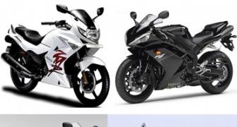 Top 5 performance bikes in India