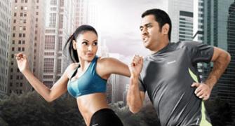 Are you fit enough to exercise with Dhoni?