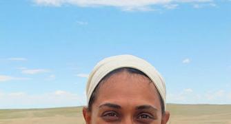 She is the first Indian to cross the Gobi desert