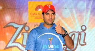 He's beaten cancer, but Yuvraj plans to keep fighting it