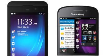 Look: The BlackBerry 10 smartphones