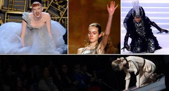 Images: Oops! Models falling on the catwalk