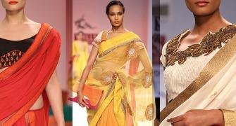 IMAGES: Hot models sizzle in saris