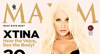 Christina Aguilera bares cleavage and more fashion news