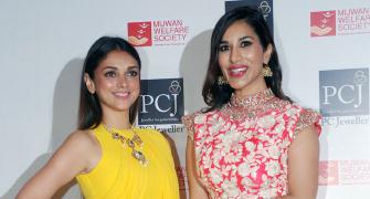 Aditi, Richa, Tisca at Manish Malhotra's fashion show