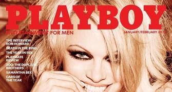 Pamela in Playboy's last nude cover!