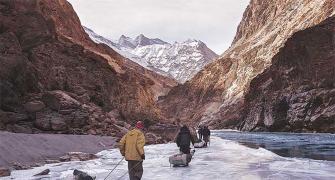 Winter hiking and walking in the Himalayas