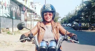 She's a biker. She's a single mom. And she does not believe in stereotypes