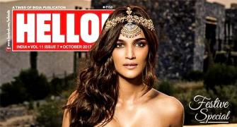 Oomphalicious! Kriti turns up the heat in gold