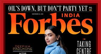 Oops! Deepika goes pantless on Forbes cover