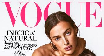 Supermodel Irina Shayk's nearly naked cover