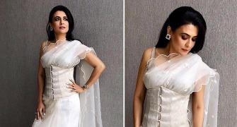 Shilpa or Mini: Who styled the sari better?