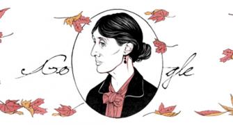 Google doodle celebrates Virgina Woolf's b'day