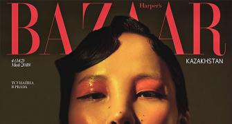The Harper's Bazaar cover girl who looks like an alien