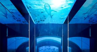 PIX: Inside world's first underwater villa