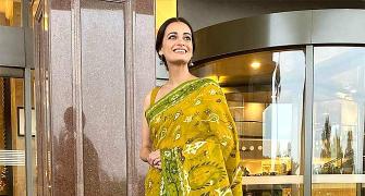 Dia Mirza wears 15-yr-old sari, wins the Internet