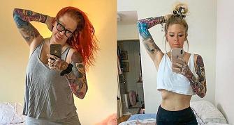 She lost 36 kg in 21 months!