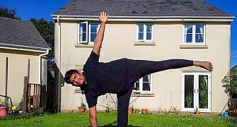 'My favourite yoga pose is ardha chandrasana'