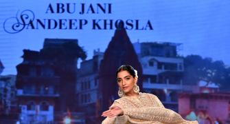 Sonam shows off her Kathak moves on the ramp