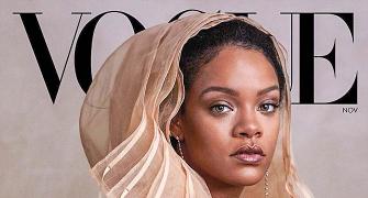 Rihanna stuns in a sheer coat on mag cover