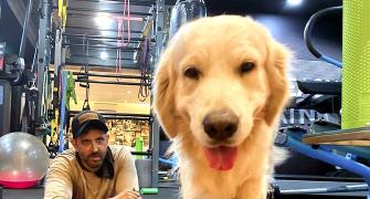 Hrithik Roshan and his pet enjoy self-isolation
