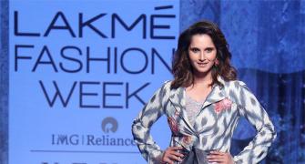 Unbelievable! Sania flaunts fit bod on the runway