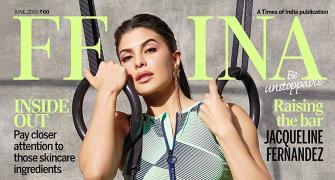 Pix: Jacqueline flaunts toned abs in athleisure