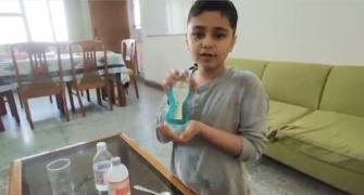 SEE: 10 year old makes sanitiser at home