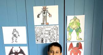SEE: He draws, teaches and he's only 9!