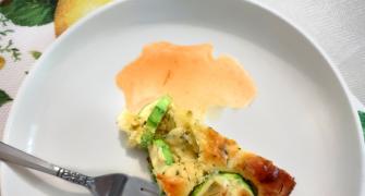 Recipe: Cheesy Light Zucchini Quiche