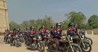 Daredevil BSF Lady Riders' Msg For India