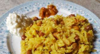 Recipe: Hitesh's Brown Chana Pulau