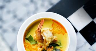 Recipe: Shrimp/Mushroom Coconut Soup