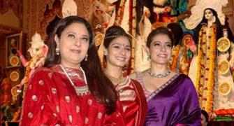 Durga Puja Brings Kajol, Rani Together