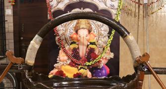 PIX: Mumbai's First Sarvajanik Bappa