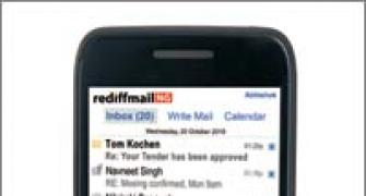 Rediff launches mobile email at just Rs 50 a month