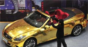 Of gold plated car, a 'Big Baby' and more!