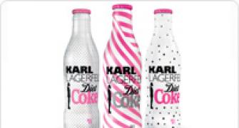 Karl Lagerfeld designs line of Diet Coke bottles