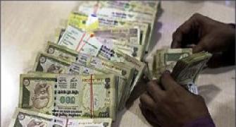 Rupee up 14 paise at 54.54 on hopes of USD inflow