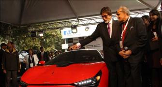 Amitabh unveils India's first supercar, Avanti, at Rs 30 lakh!
