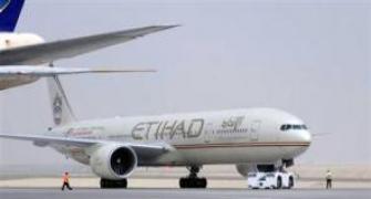 Etihad Airways can fly only two flights a day