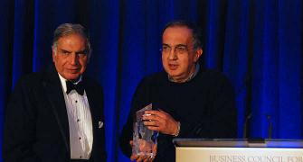 Ratan Tata receives Dwight D Eisenhower Leadership Award