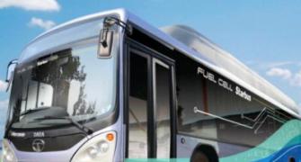 India's first hydrogen fuel cell bus developed by Tatas, ISRO