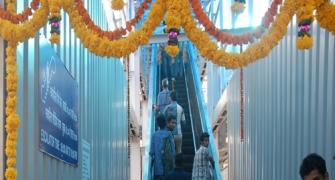 Mumbai's Dadar station now boasts of an escalator