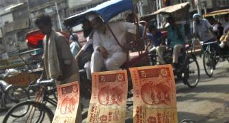 Rupee snaps two-day fall, rebounds 39 paise vs dollar