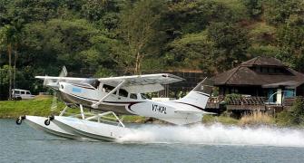 Sea-plane lands in Nashik successfully